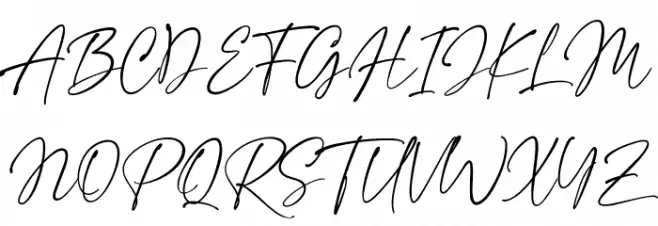 SpectacularSignature خط أحرف كبيرة