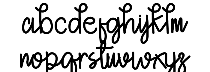 Spectacular Font LOWERCASE