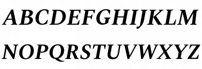 Spectral Bold Italic Fuentes MAYÚSCULAS