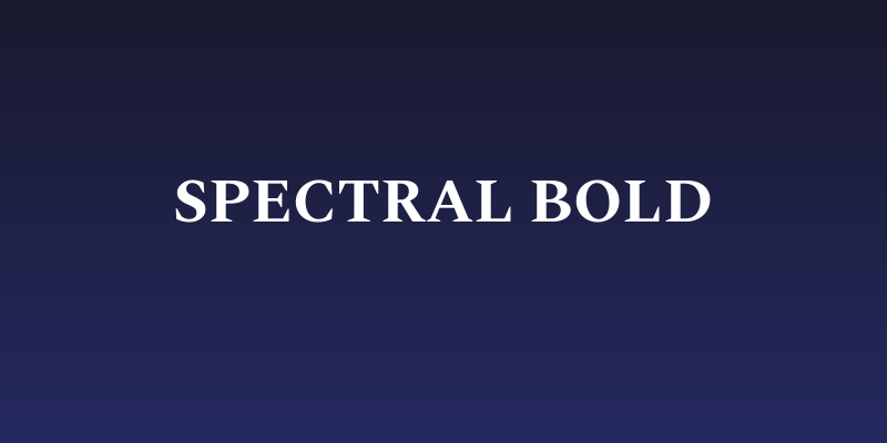 Spectral Bold Social Header