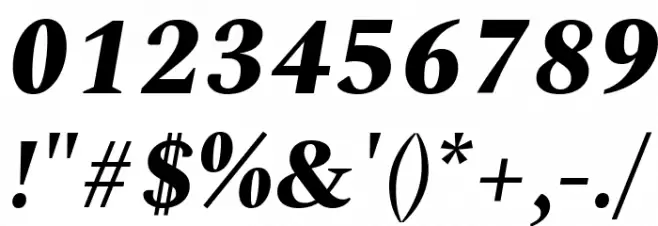 Spectral ExtraBold Italic Font OTHER CHARS