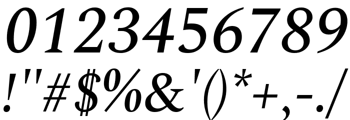 Spectral Medium Italic Font OTHER CHARS