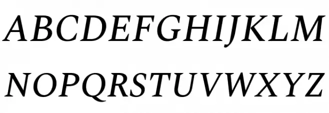 Spectral Medium Italic Шрифта ВЕРХНИЙ