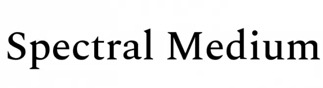 Spectral Medium  Fuentes Gratis Descargar