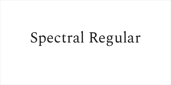 Spectral Regular Logo