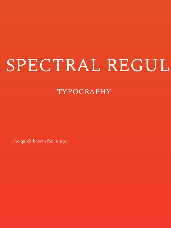 Spectral Regular Poster