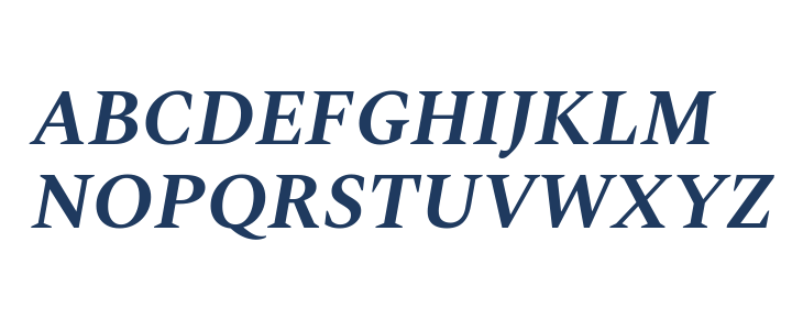 Spectral SC Bold Italic Uppercase