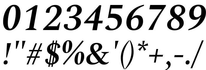Spectral SemiBold Italic Font OTHER CHARS