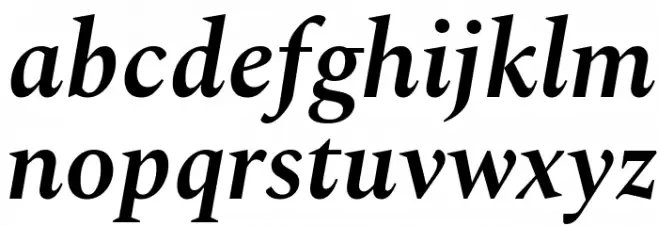 Spectral SemiBold Italic 字体 小写