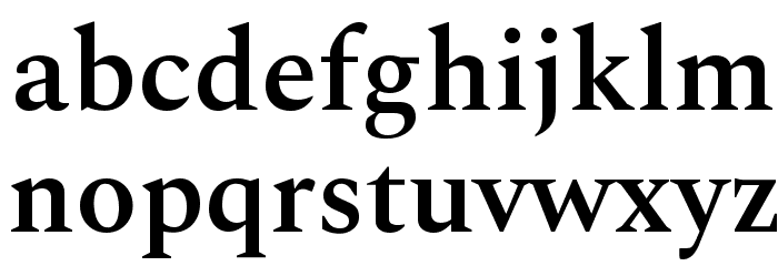 Spectral SemiBold Font LOWERCASE