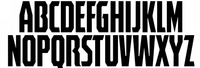 Spectrashell-Regular フォント 大文字