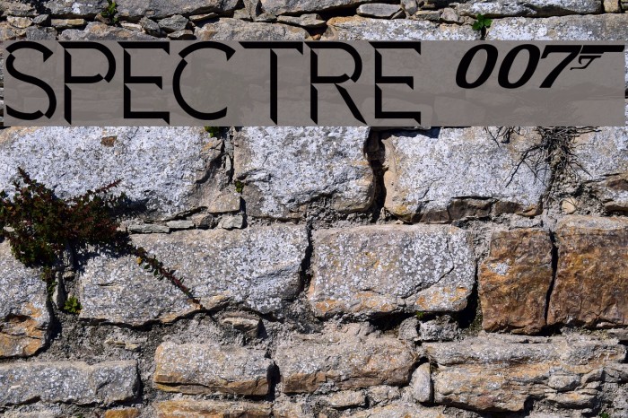 Spectre 007 Font examples