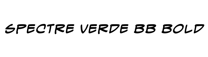 Spectre Verde BB Bold  नि: शुल्क फ़ॉन्ट्स डाउनलोड