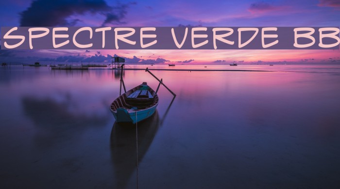 Spectre Verde BB Font examples