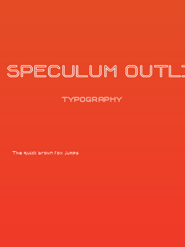 Speculum Outline Poster