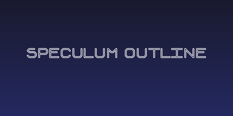 Speculum Outline Social Header