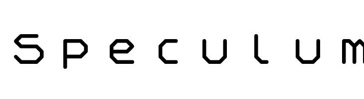 Speculum  免费字体下载