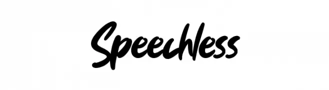 Speechless  नि: शुल्क फ़ॉन्ट्स डाउनलोड