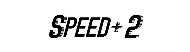Speed+2  les polices de caractères gratuit tlcharger