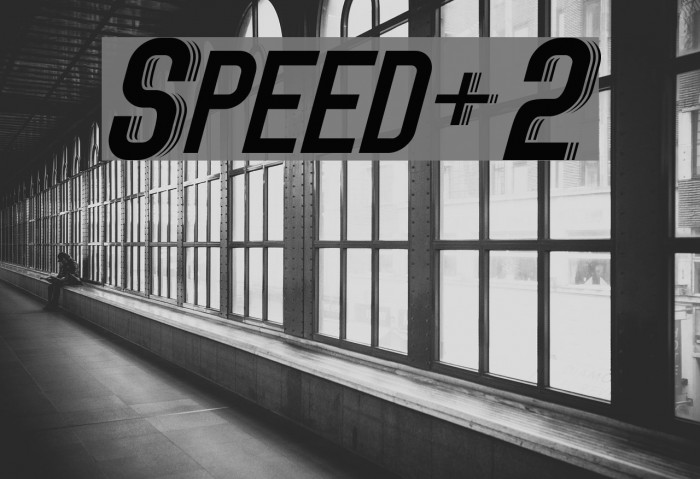 Speed+2 Font examples