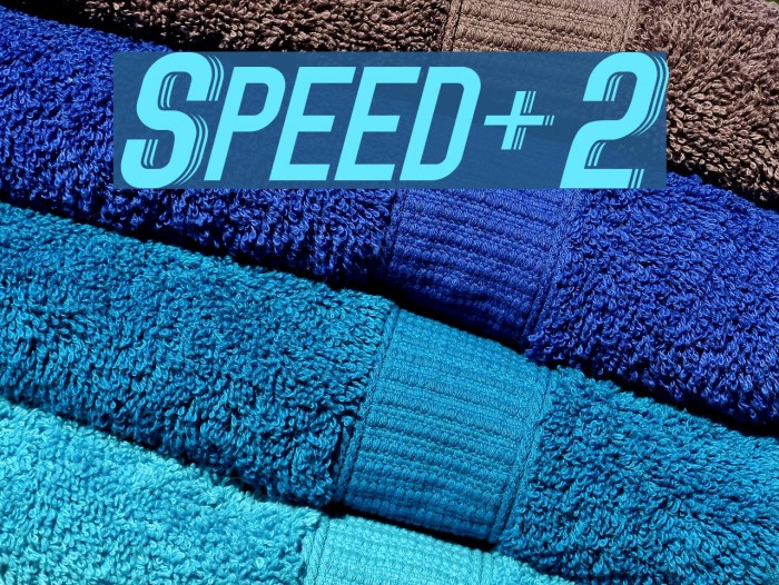Speed+2 Font examples