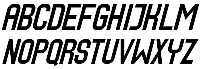Speed+2 Font LOWERCASE