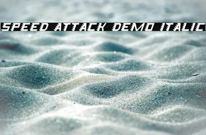 Speed Attack Demo Italic Example 2