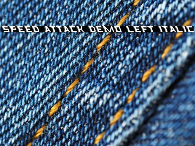 Speed Attack Demo Left Italic Example 3