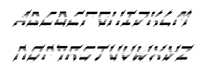 Speed Bolt Regular Font LOWERCASE