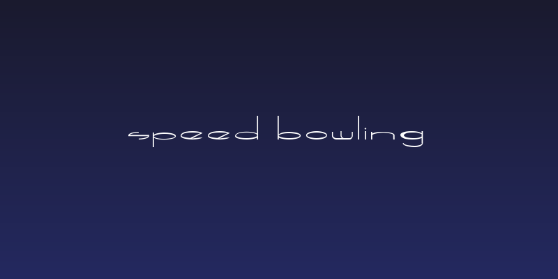 Speed Bowling Social Header