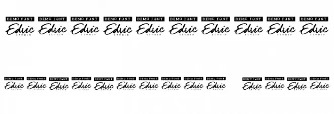 Speed Combine Demo خط محارف أخرى