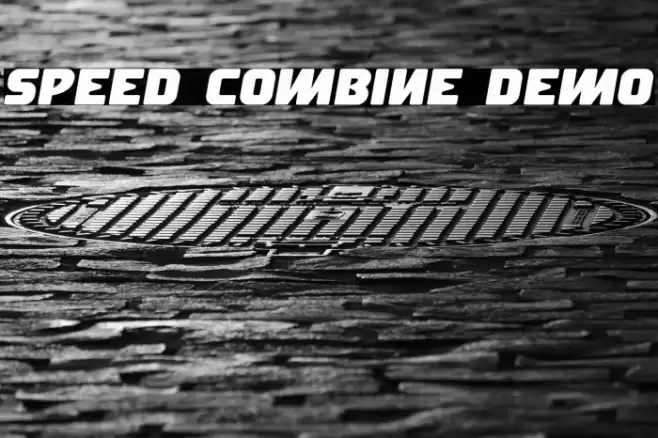 Speed Combine Demo خط examples