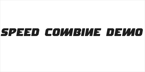 Speed Combine Demo Logo
