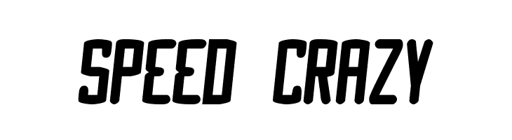 Speed Crazy  les polices de caractères gratuit tlcharger