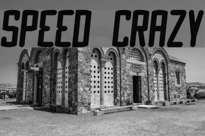 Speed Crazy Font examples