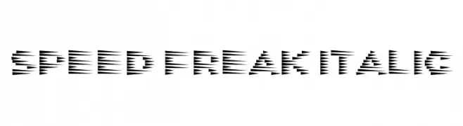 Speed Freak Italic  नि: शुल्क फ़ॉन्ट्स डाउनलोड