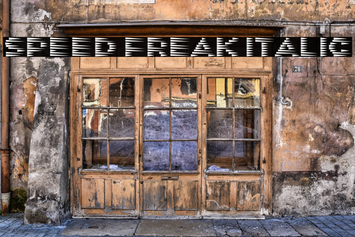 Speed Freak Italic Example 3