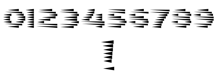 Speed Freak Font Alte caractere