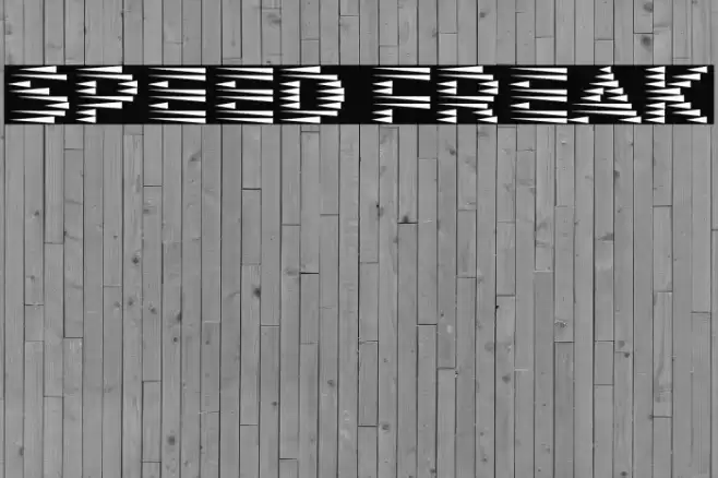 Speed Freak Font examples