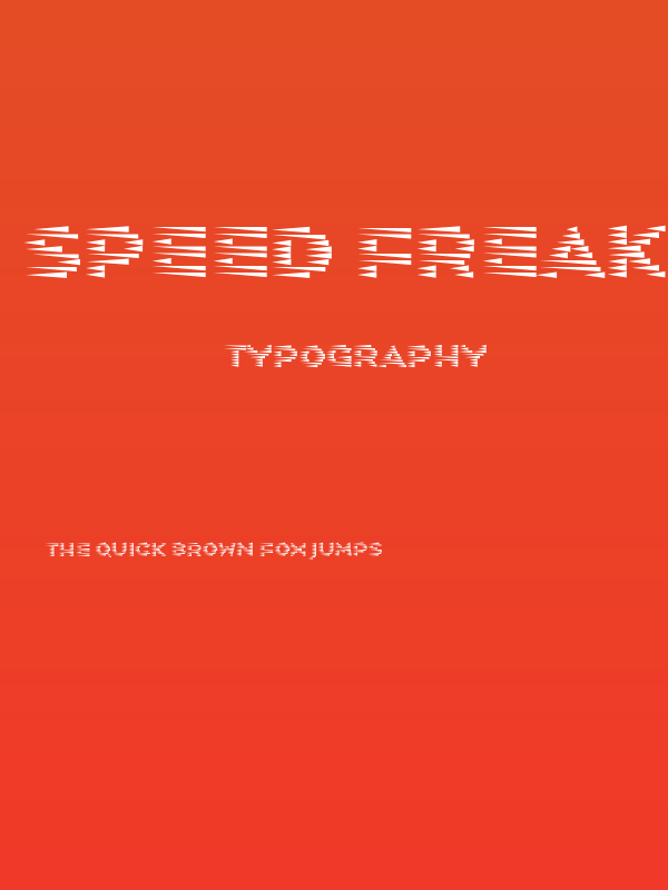 Speed Freak Poster