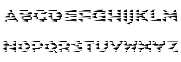 Speed Freak Font Litere mici
