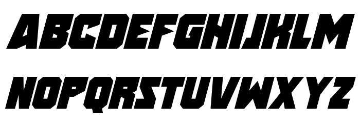 Speed Freaks Italic Font LOWERCASE