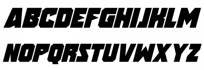 Speed Freaks Italic خط أحرف صغيرة