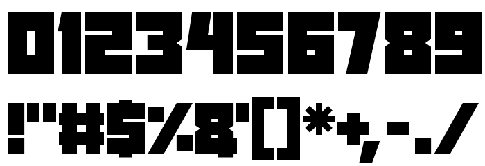 Speed Freaks Font OTHER CHARS