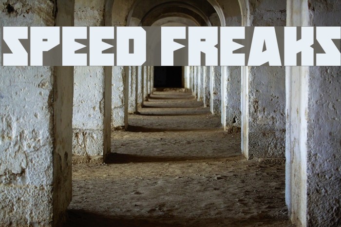 Speed Freaks Font examples