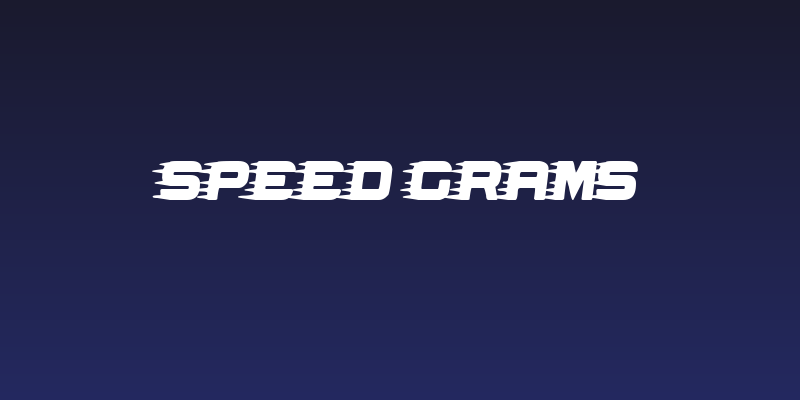 Speed Grams Social Header