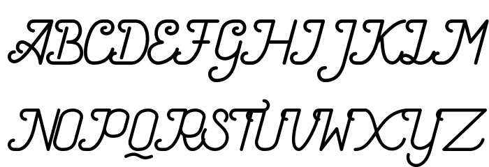Speed Line DEMO Font OTHER CHARS