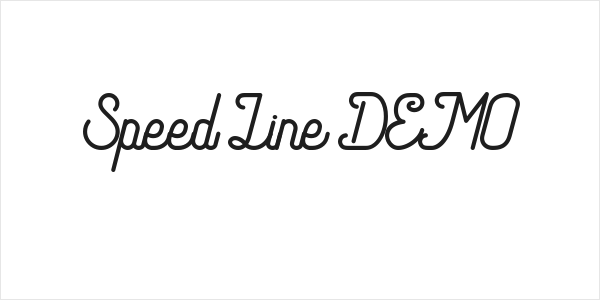 Speed Line DEMO Logo