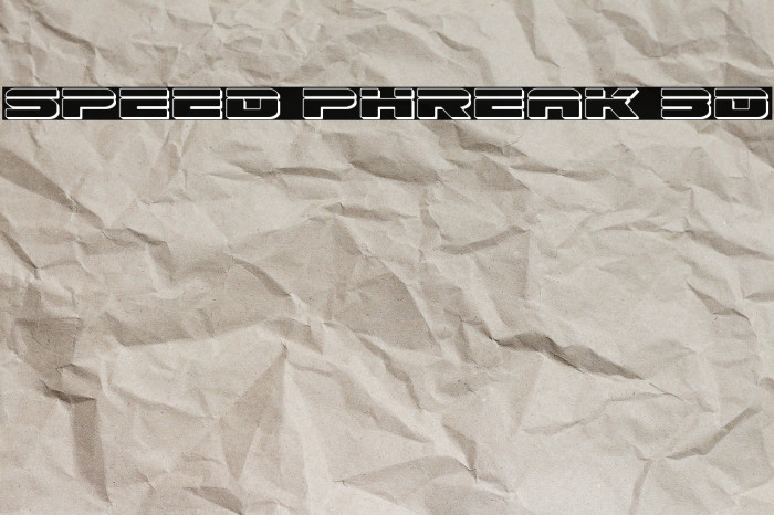 Speed Phreak 3D Example 3