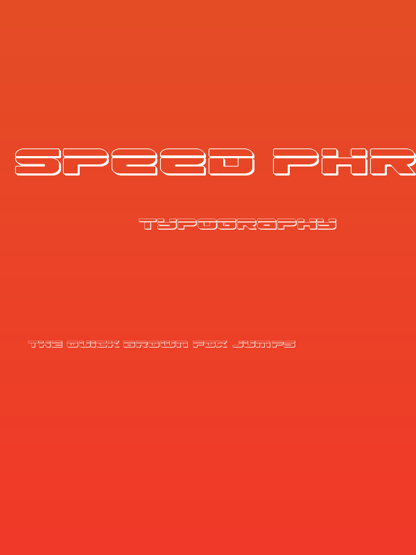Speed Phreak 3D Poster
